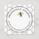 Recherche de abeille vintage cartes visite Miel