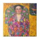 Recherche de peinture portrait carreaux Gustav klimt
