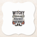Suche nach hexe auf besen untersetzer Halloweengeschenke