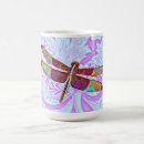 Recherche de libellule vintage tasses Rose