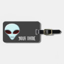 Suche nach alien gepäckanhänger Außerirdischen