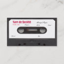 Recherche de cassette audio cartes visite Chanteur