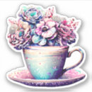 Recherche de fleurs de pensée autocollants Élégant