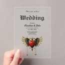 Recherche de coeur gothique invitations Amour