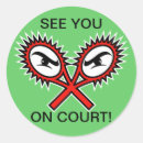 Recherche de raquette autocollants Joueur