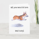 Suche nach pembroke corgi karten Aquarell