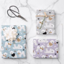 Recherche de frise de bichon papier cadeau Chien