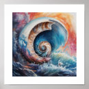 Suche nach nautilus muschel poster Übelkeit