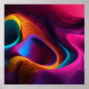 Suche nach farbwellen poster Modern