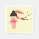 Recherche de geisha serviettes Sakura