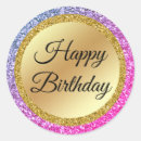 Recherche de arrière plan doré autocollants Rose