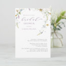 Recherche de lavender bridal shower invitations Fleur sauvage
