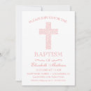 Recherche de baby girl baptême invitations Élégant