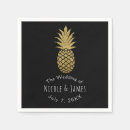 Recherche de ananas moderne serviettes Luau