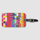 Recherche de pixel bagages étiquettes Coloré