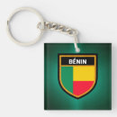 Recherche de le bénin porteclés Drapeau