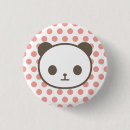 Suche nach rosa panda buttons Süß