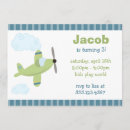 Suche nach grünes flugzeug einladungen Blau