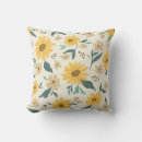 Recherche de motif tournesol coussins Jaune