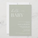 Recherche de bonjour bébé maternité invitations Minimaliste