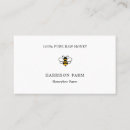 Recherche de l apiculture cartes visite Abeille à miel