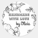 Recherche de gribouillis autocollants Fabriqué avec amour