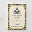 Recherche de lustre noir invitations Vintage