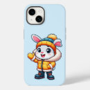 Recherche de mignonne lapin iphone coques Coloré
