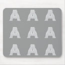 Suche nach mit monogramm buchstaben mousepads Grau