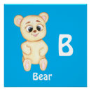 Suche nach buchstabe b poster Für kinder