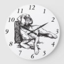 Recherche de graphique de chien horloges Illustration