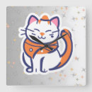 Recherche de heureux horloges Chat