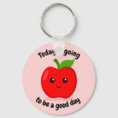 Recherche de pomme rouge porteclés Kawaii