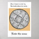 Recherche de énigmes posters Labyrinthe