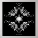 Suche nach diamanten poster Dekorativ