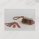 Recherche de pellicule cartes visite Photographe