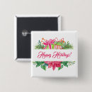 Recherche de houx badges Bonnes fêtes