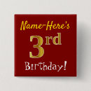 Suche nach für 3 geburtstag buttons Geburtstagsparty