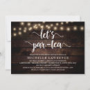 Recherche de rustic party invitations Lumières de chaîne