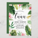 Recherche de aquarelle tropicale invitations Hibiscus