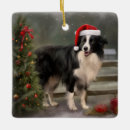 Recherche de border collie ornements Noël