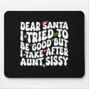 Suche nach meine tante lieben mich mousepads Lieber weihnachtsmann ich