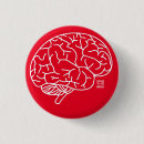 Recherche de cerveaux badges Zombie