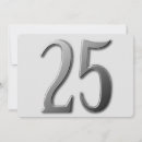 Recherche de vingt cinquième invitations Argent