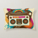 Recherche de radio vintage coussins Abstrait