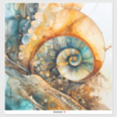 Recherche de fossil autocollants Ammonite