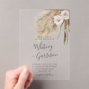 Recherche de pampa mariage invitations Bohémien