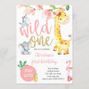 Recherche de safari 1ans anniversaire invitations Animaux de la jungle