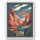 Recherche de zion autocollants Travel