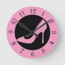 Recherche de chaussure horloges Rose et noir